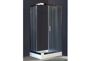 Душевой уголок Royal Bath HPD 120х100 профиль хром стекло рифленое 