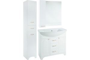 Тумба с раковиной Bellezza Тиффани 105 белая - 2