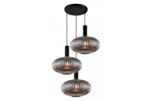 Подвесной светильник LUMINA DECO Floril LDP 1216-3 GY+BK