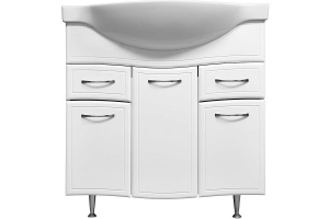 Тумба под раковину Stella Polar Концепт Эльбрус 90 белый - 2