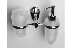 [ВЫВОД ИЗ АССОРТИМЕНТА] Аксесс Main K-9289 Держатель стакана и дозатора (блистер), хром, WasserKRAFT - 2