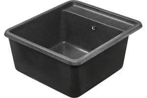 Мойка кухонная AQUATON Беллис 57 графит - 2