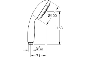 Душевая лейка Grohe Tempesta New 28578002 - 2