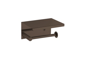 Держатель для туалетной бумаги Boheme Uno черный глянцевый