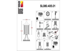 Наземный низкий светильник ST-Luce Lastero SL080.405.01 - 2