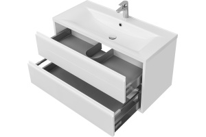 Тумба под раковину Aquaton Римини 100 белый - 3