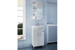 Зеркало-шкаф СанТа Ника 40 фацет R - 2