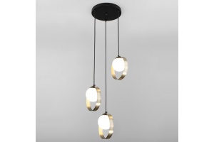 Подвесной светильник Eurosvet Dublin 50205/3 черный/бронза