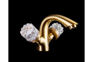 Смеситель для раковины Boheme CRYSTAL бронза (311-CRST)