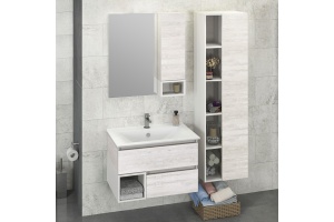 Мебель для ванной Comforty Турин 75 дуб белый