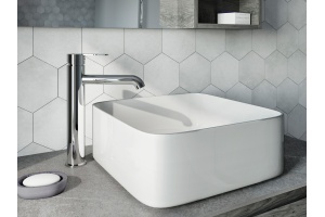 Смеситель для раковины STWORKI by Damixa Стокгольм HFSG02200 однорычажный, латунь, глянцевый, хром - 2