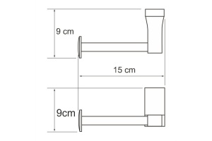Держатель туалетной бумаги Wasserkraft Abens K-3296 - 3