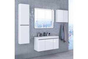 Шкаф-пенал Aquaton Шерилл 40 белый - 2