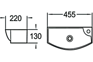 Рукомойник SantiLine SL-2013L - 2