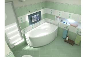 Акриловая ванна Bas Фэнтази 150x95 см R - 3