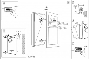 Уличный настенный светильник Eglo Park 83433 - 3