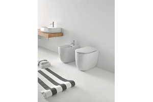 Биде напольное Kerasan Nolita белый (532001*1) - 2