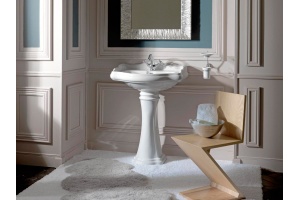 Раковина подвесная Kerasan Retro 55 белый (104501*3) - 2