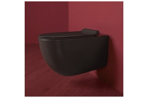 Чаша для подвесного унитаза Simas Vignoni черный без сиденья - 2