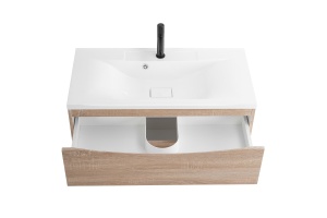 Тумба с раковиной BelBagno Marino 100 светлое дерево - 3