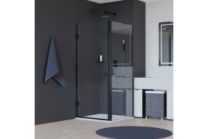 Душевой уголок RGW Hotel HO-045B 90х90 профиль черный стекло прозрачное - 2