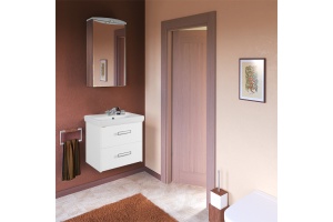 Тумба с раковиной Vod-Ok Мона 60 с ящиками, белая - 2