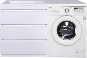 Тумба для комплекта Style Line Даллас 140 люкс, белая - 2