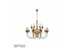 Подвесная люстра iLamp Lady 88003-10+5 GD - 2