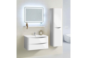 Тумба с раковиной Vincea Roberta 80 белая - 2