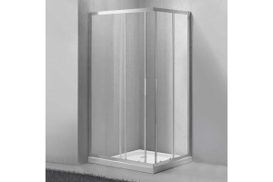 Душевой уголок BelBagno SELA 120x90 профиль хром стекло прозрачное - 2