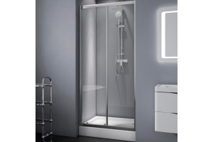 Душевая дверь BelBagno Due 140 хром (DUE-BF-1-140-C-Cr)