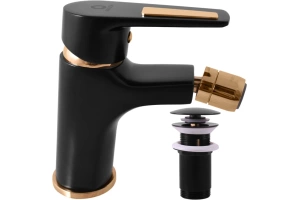 Смеситель для биде Rav Slezak Colorado черный матовый - золото - 2