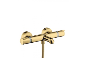 Термостат для ванны Hansgrohe Ecostat Comfort, ВМ, ½ 13114990, полированное золото