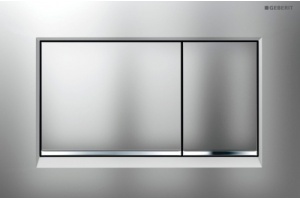 Система инсталляции для унитазов Geberit Duofix UP320 111.300.00.5 с кнопкой смыва матовый хром/хром, шумоизоляцией и креплениями - 3