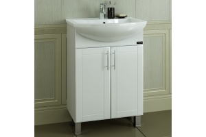 Тумба с раковиной напольная Санта Дублин 60 белый