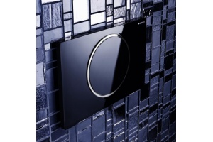 Кнопка смыва Geberit Sigma 10 115.758.KM.5 черный / хром - 3