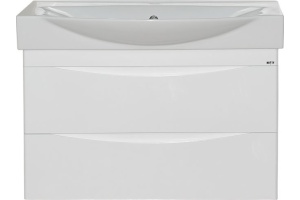 Мебель для ванной Misty Элвис 85 подвесная, белая