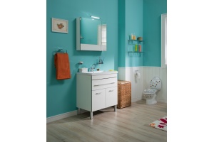 Зеркало-шкаф Aquanet Верона 75 белый - 2