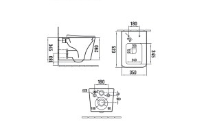 Подвесной унитаз Vincea Q-Line серый матовый с сиденьем микролифт - 3