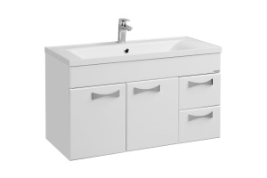 Тумба с раковиной Aquaton Диор 100 белый