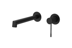 Смеситель для раковины встраиваемый Vincea Desire черный матовый