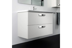 Тумба с раковиной Roca Gap 80 белый глянец