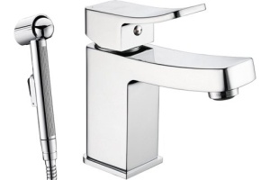 Смеситель Wasserkraft Aller 1068 для раковины с гигиеническим душем