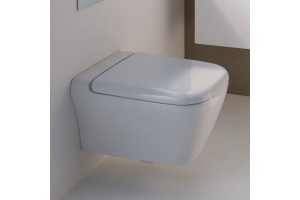 201460600 GEBERIT унитаз подвесной MYDAY безободковый Rimfree 6л /54х36/(белый) - 2