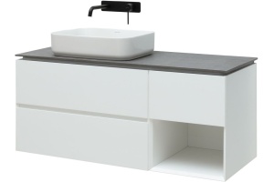 Тумба под раковину Allen Brau Infinity 120 L белый матовый