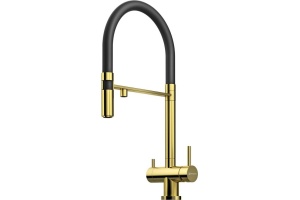 Смеситель Omoikiri Kanto PVD-LG для кухонной мойки