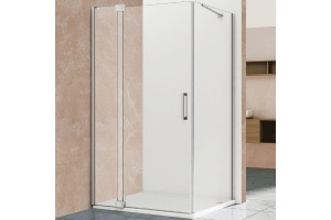 Душевой уголок Vincea Extra 100х100 хром стекло прозрачное