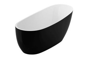 Акриловая ванна Excellent Comfort 175х74 белая с черным