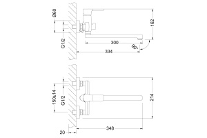 Смеситель Lemark Aura LM0651C универсальный - 2