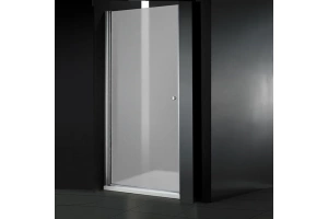 Душевая дверь Cezares Elena 70 хром стекло рифленое